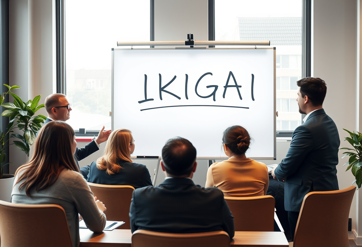 KMU Manager bei einem Ikigai Coaching